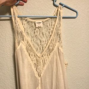 XS Lace Cream Free People Top. Western Feel to it.